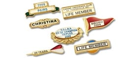buy metal club badges from name badges international