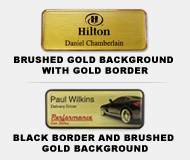 Gold and Silver Name Badge