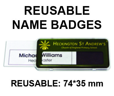 Have You Seen Our Range Of Reusable Name Badges? : Badges with Name ...
