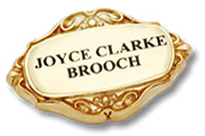 Scroll Brooch Badge - SB8